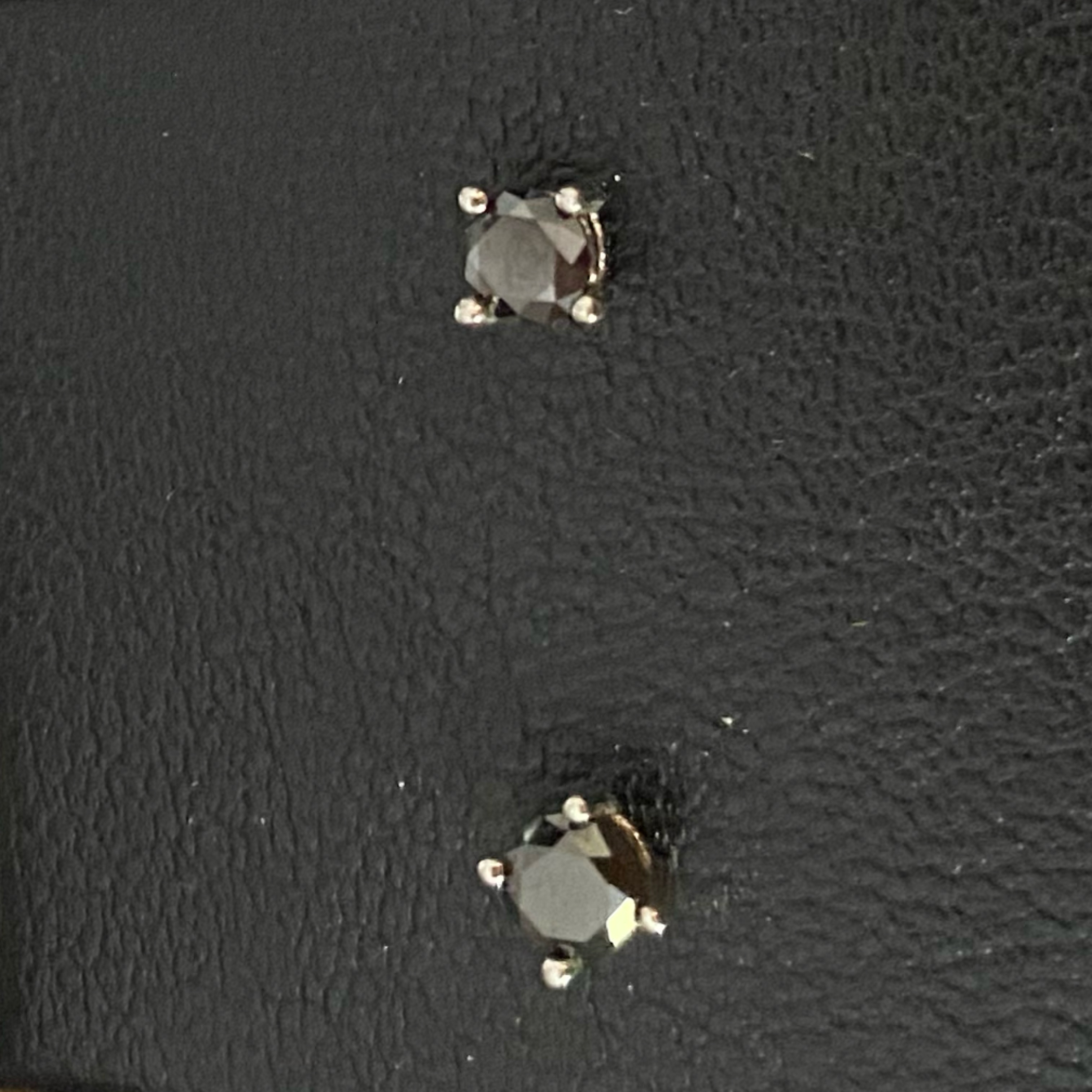 Black Diamond Earrings